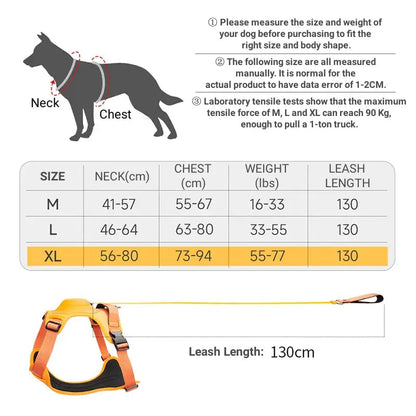 No Pull Adjustable Harness & Leash